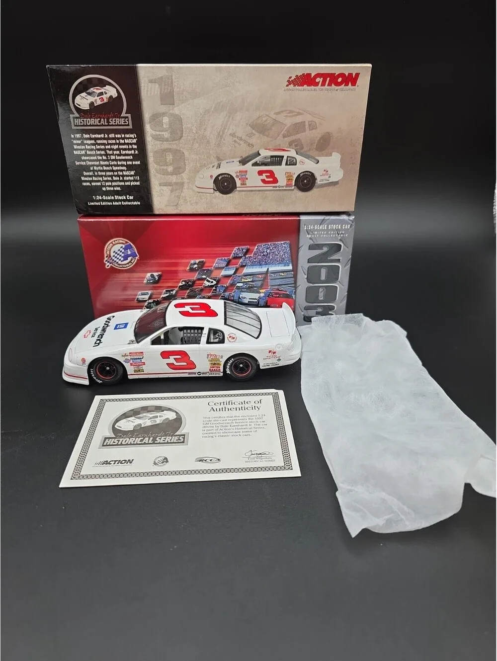 Dale Earnhardt Jr #3 GM Goodwrench 1997 Monte Carlo 1:24 Diecast NASCAR